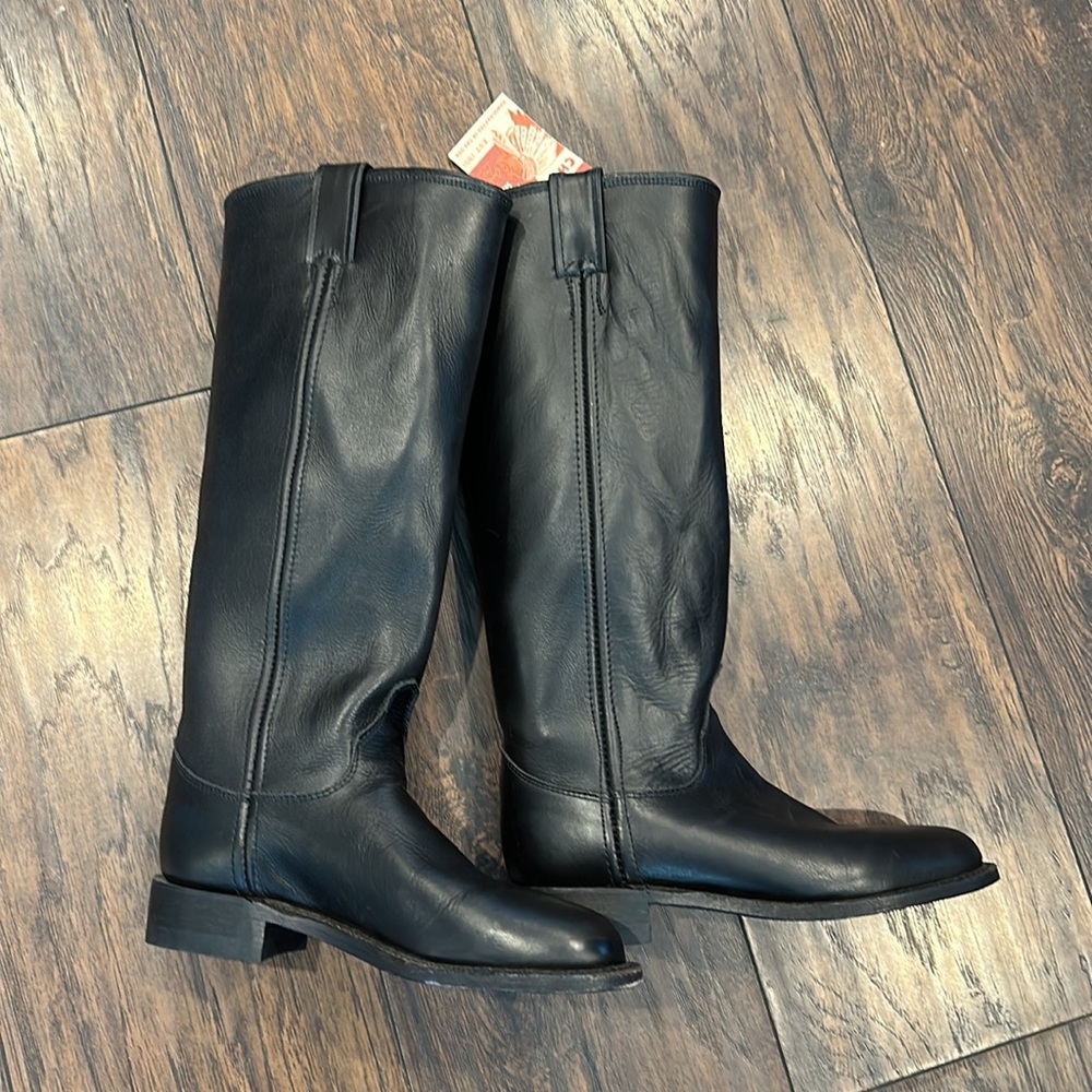 NEW Chippewa Gale Tall 15” harness riding pull on boots women’s black size 5